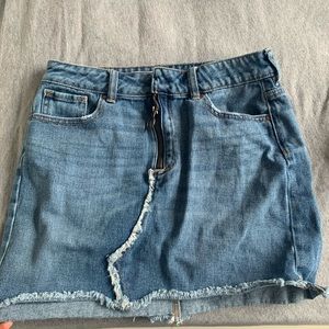 SUPER CUTE BARELY WORN PACSUN JEAN SKIRT